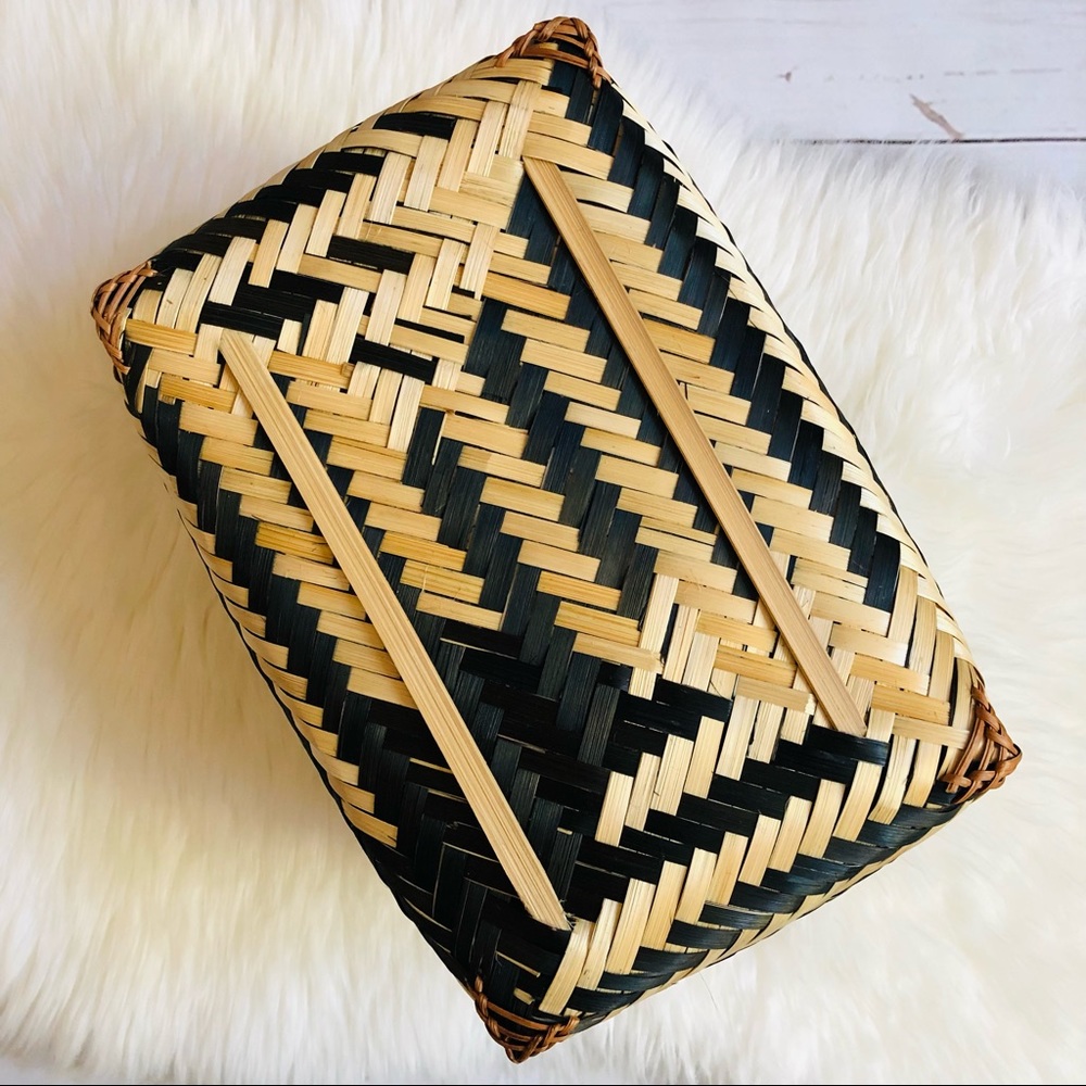 Artisan Oval Boho Basket - Picture 6 of 16